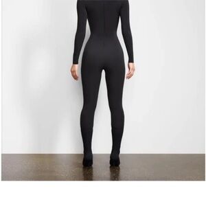 SKIMS Tan Long Sleeve Jumpsuit